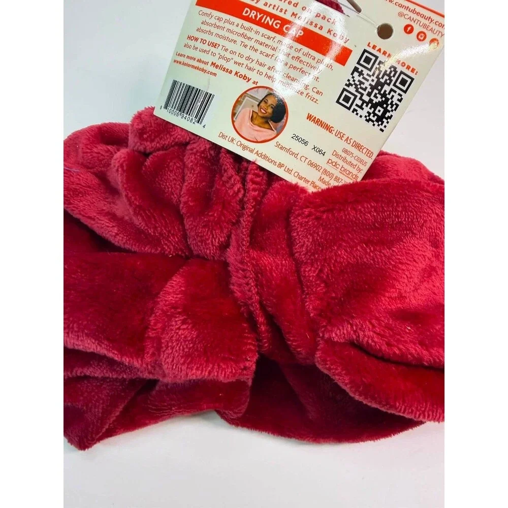 Cantu Absorbent Microfiber Drying Cap – Helps Minimize Frizz